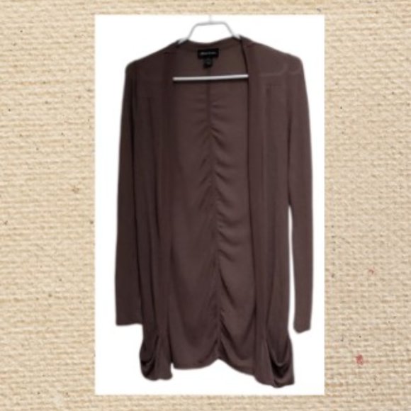 SEDUCTION brown long sleeves very light and comfortable cardigan size S - Picture 1 of 6